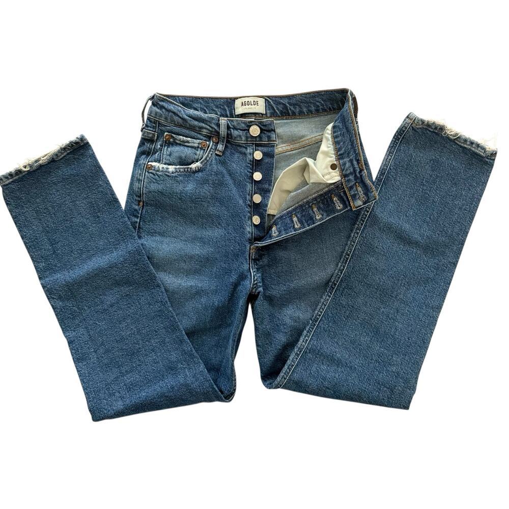 Agolde Riley Crop Jeans - Picture 6 of 8